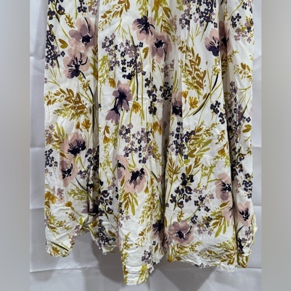 Old Navy Women Dress Fit Flare Cami Dress White Floral Print Size Small Petite - Picture 12 of 14